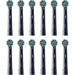 Tandenborstels<Oral-B Opzetborstels Pro Cross Action Zwart 12 stuks