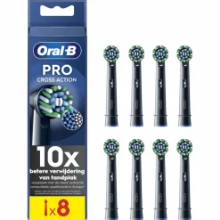 Opzetborstels Pro Cross Action Zwart 8 stuks^Oral-B Best