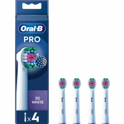 New Opzetborstels Pro 3D White 4 stuks Tandenborstels