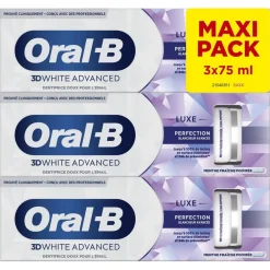 Spoelen & Poetsen<Oral-B Tandpasta Luxe Perfection Whiteness 3 x 75 ml