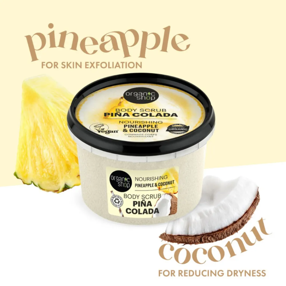 New Body Scrub Pineapple & Coconut 250 ml Bad & Douche