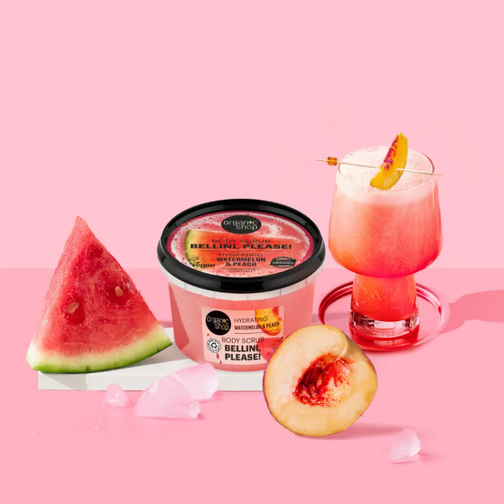 Online Body Scrub Watermelon & Peach 250 ml Bad & Douche