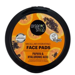 Face Pads Micellar Hydrating 20 pcs^Organic Shop Hot
