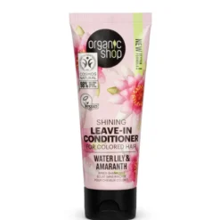 Shining Leave-In Conditioner Water Lily and Amaranth 75 ml^Organic Shop Clearance