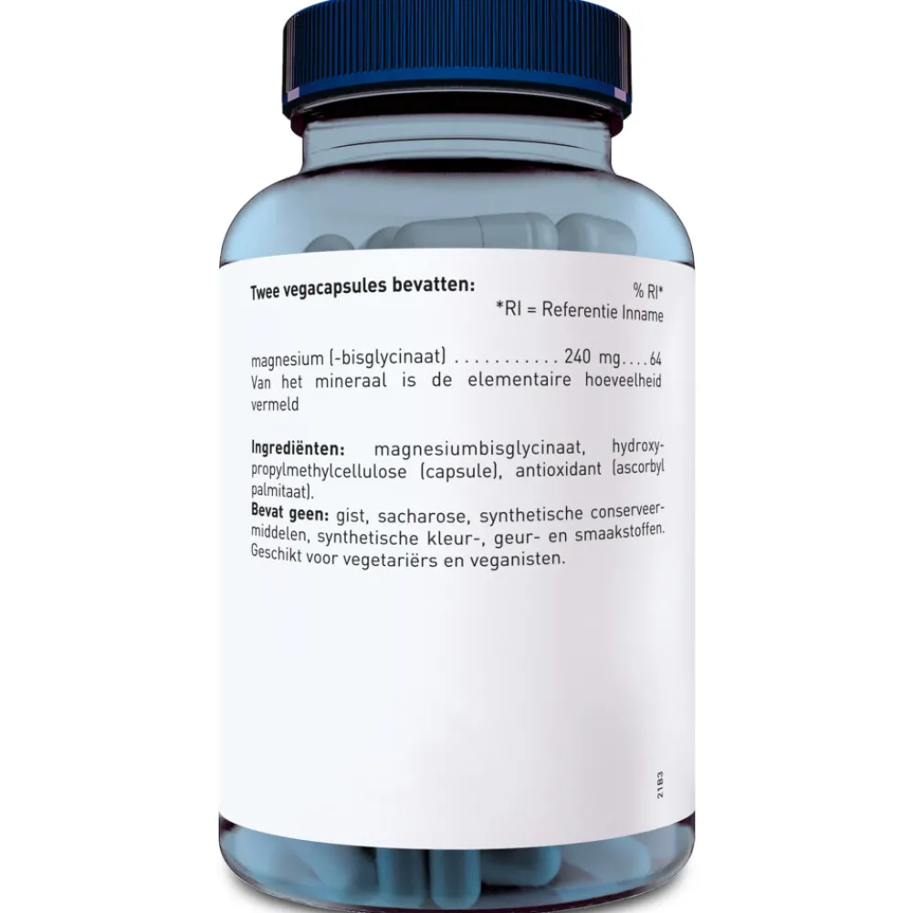 Sale Magnesium Bisglycinaat-120 120 capsules Mineralen