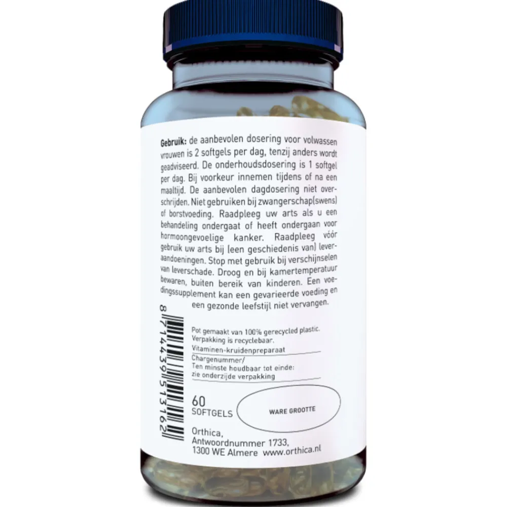 Menopauze Support 60 softgels^Orthica Online