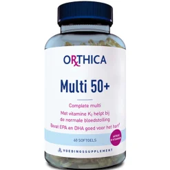 Vitaminen 50+|Multi Vitaminen En Mineralen<Orthica Multi 50+ 60 softgels