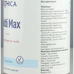 Multi Vitaminen En Mineralen<Orthica Multi Max 90 tabletten