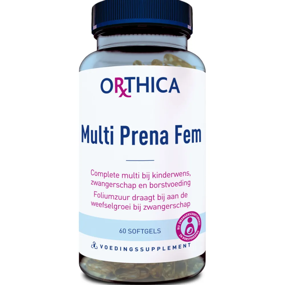 Hot Multi Prena Fem 60 softgels Zwangerschapsvitamine|Vitaminen Vrouw