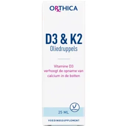 Oliedruppels D3 & K2 25 ml^Orthica Discount