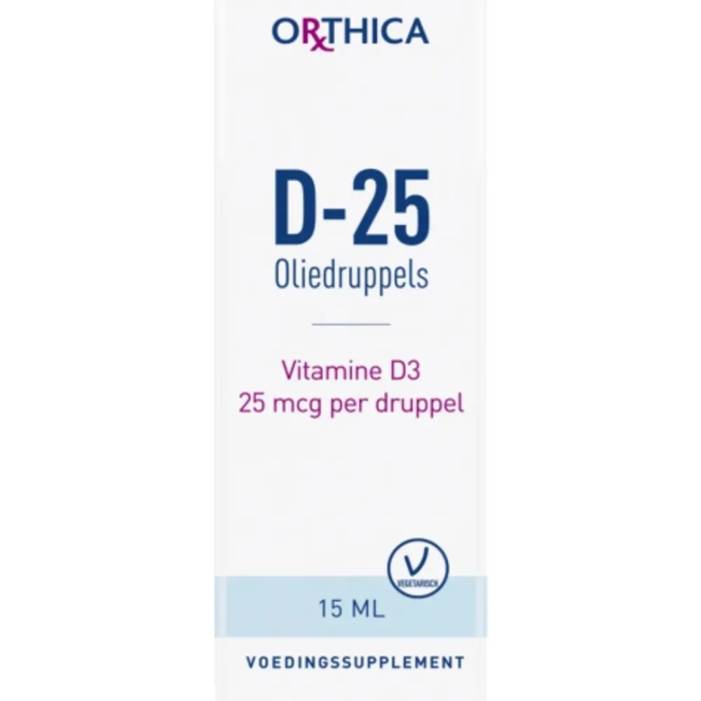 Vitamine D-25 Oliedruppels 15 ml^Orthica Hot