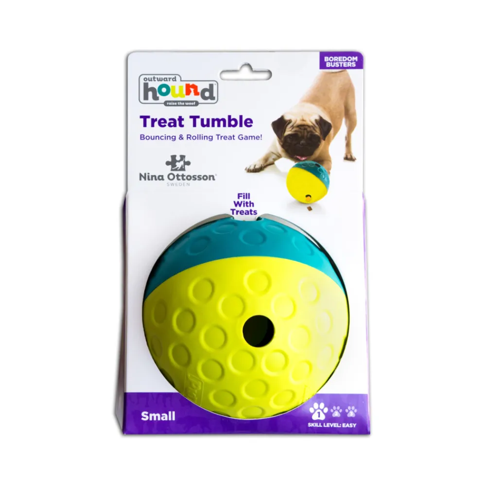 Speelgoed<Outward Hound Treat Tumble Blauw Small 10,5 x 10,5 x 10,5 cm