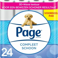 Toiletpapier<Page Toiletpapier Compleet Schoon 2-laags 24 stuks