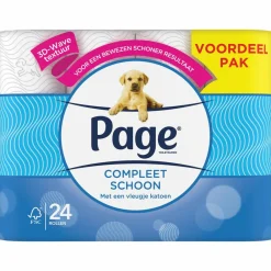 Toiletpapier<Page Toiletpapier Compleet Schoon 2-laags 24 stuks