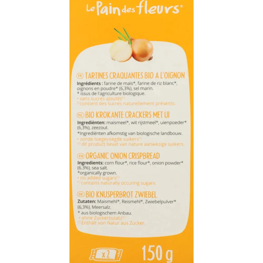Crackers met Ui 150 gr^Pain fleur Best