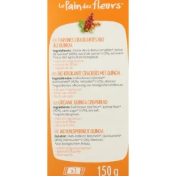 Crackers Quinoa 150 gr^Pain fleur New