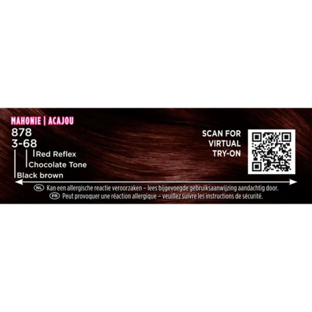 Intensive Oil-Care Color Haarkleuring 878 Mahonie^Palette