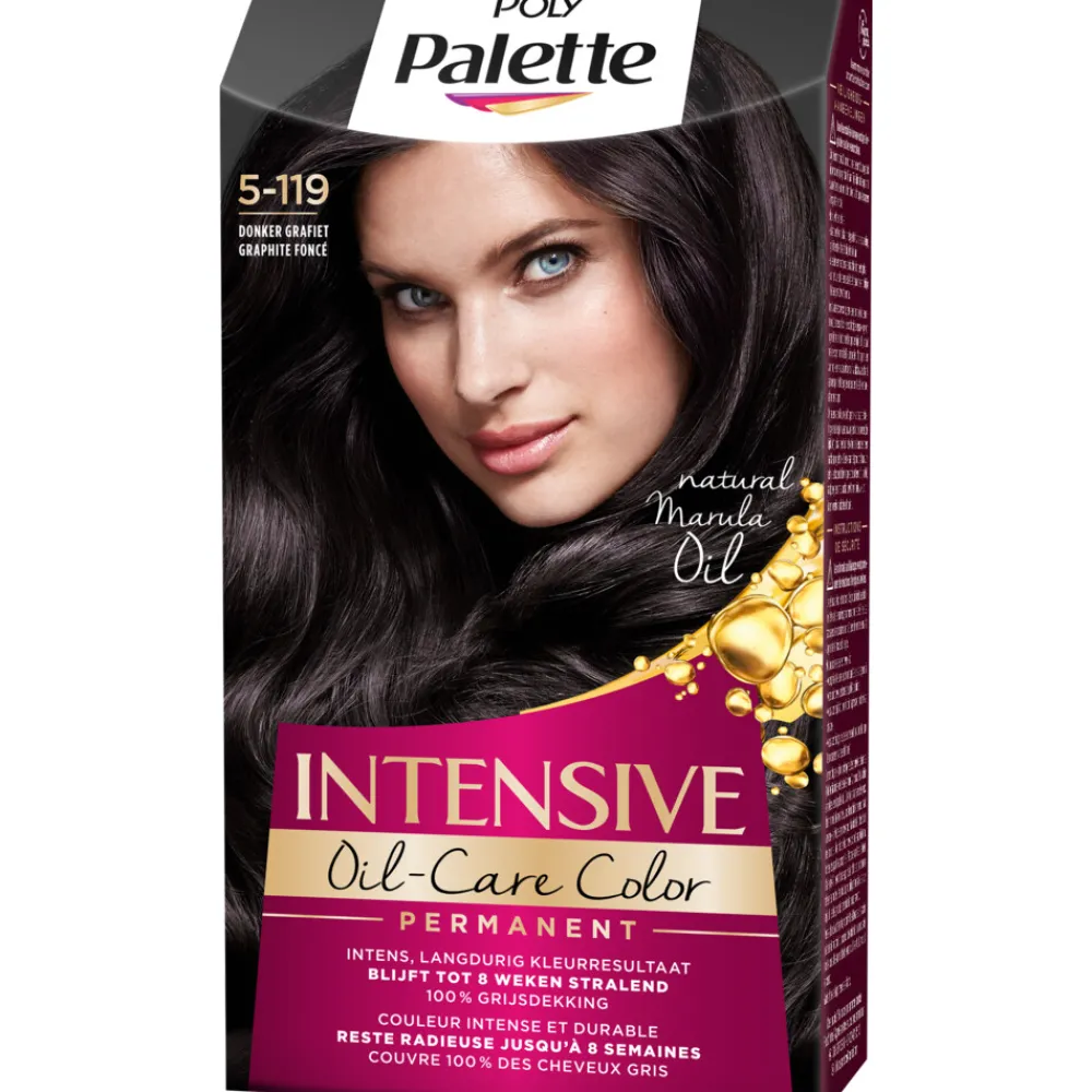 Intensive Oil-Care Color Haarkleuring 5-119 Donker Grafiet 115 ml^Palette Discount