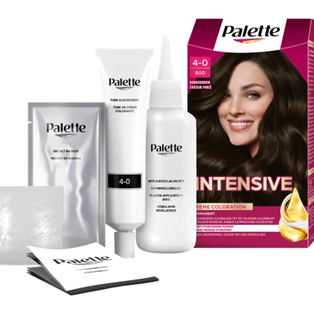 Online Intensive Oil-Care Color Haarkleuring 800 Donkerbruin Haarkleuring