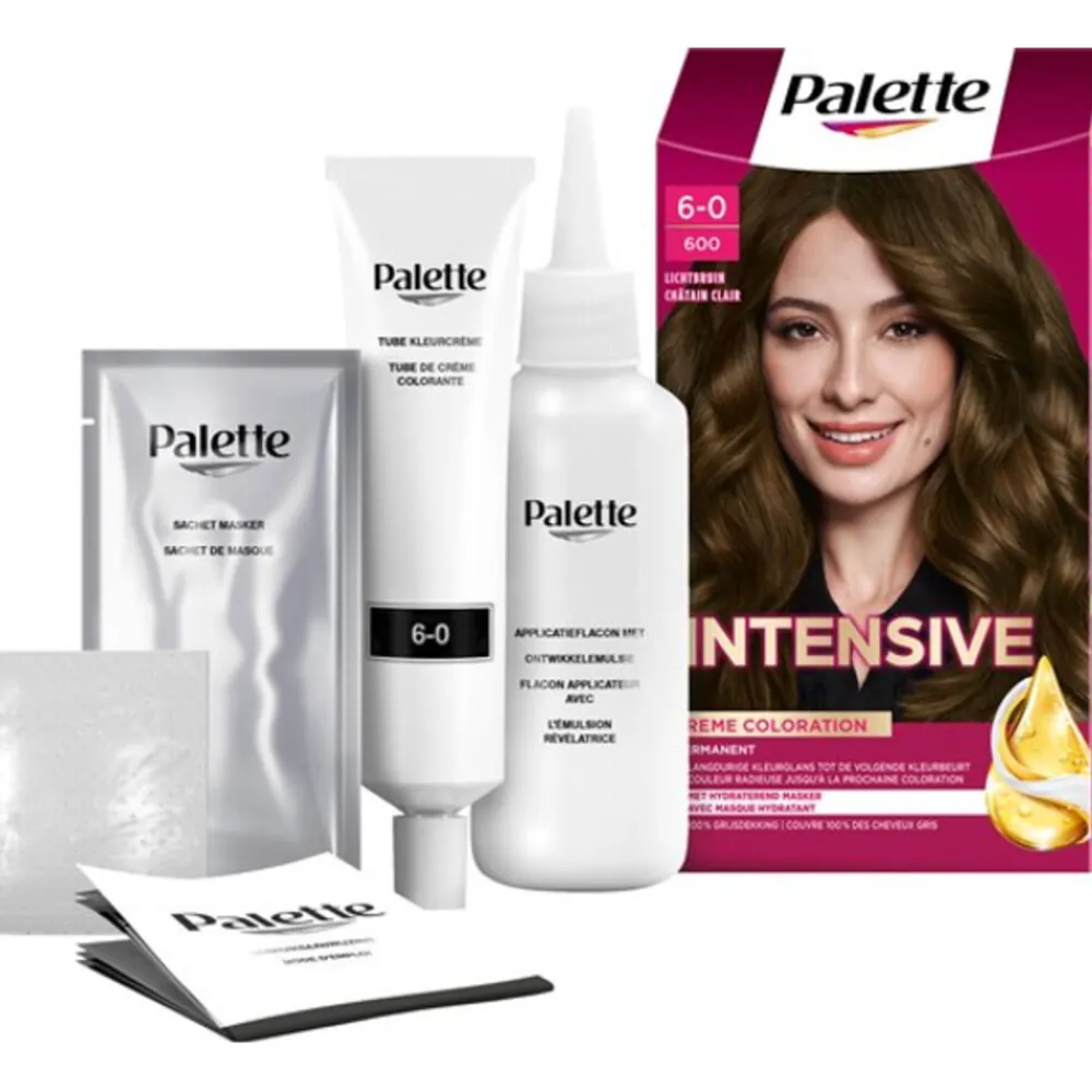 Haarkleuring<Palette Intensive Oil-Care Color Haarkleuring 600 Lichtbruin