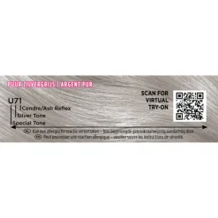 New Intensive Oil-Care Color Haarkleuring U71 Puur Zilvergrijs Haarkleuring