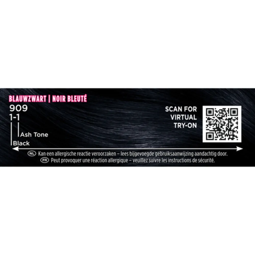Best Intensive Oil-Care Color Haarkleuring 909 Blauwzwart Haarkleuring