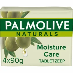 Tabletzeep Naturals Olijf & Melk 4x 90 gr^Palmolive Best