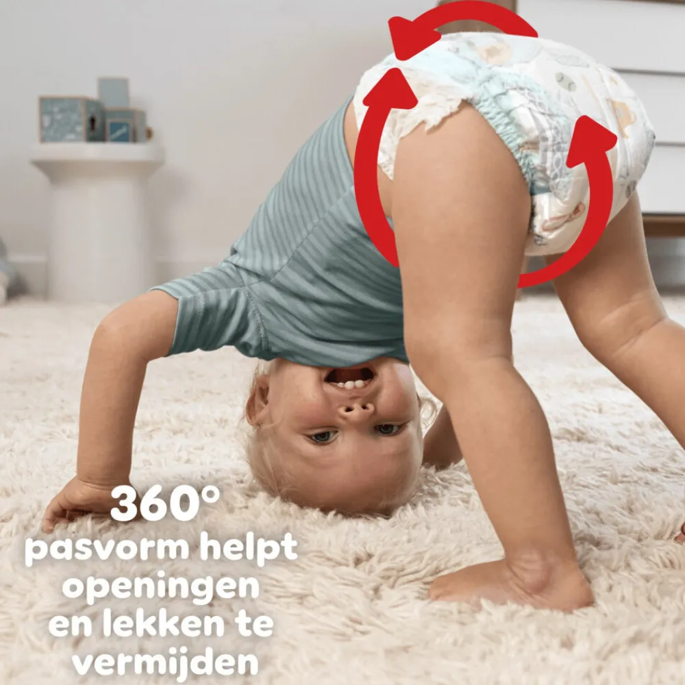 Luiers<Pampers Baby Dry Luierbroekjes Maat 8 (17 kg+) 117 stuks