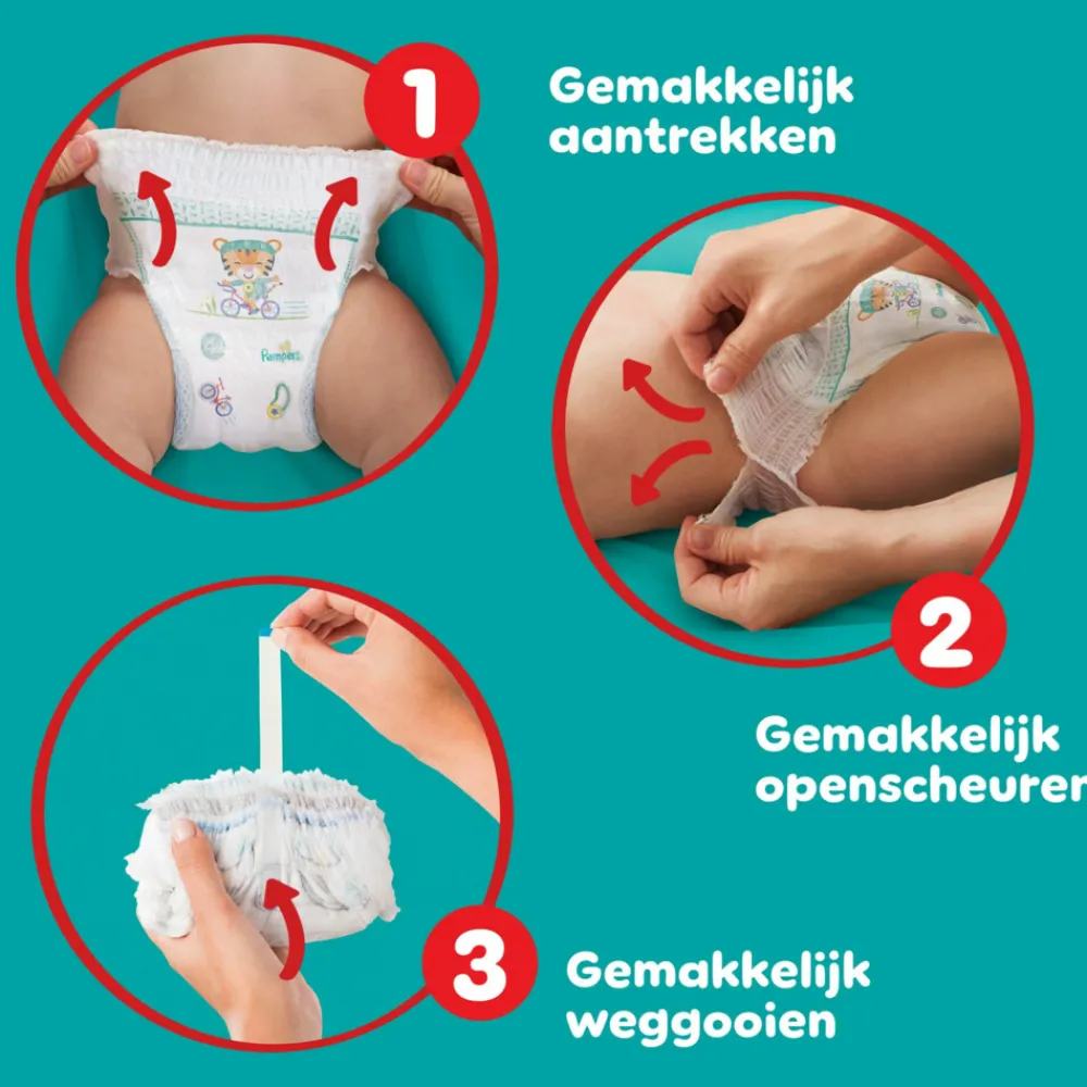 Luiers<Pampers Baby Dry Luierbroekjes Maat 4 (9-15 kg) 180 stuks