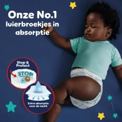 Luiers<Pampers Baby Dry Night Pants Luierbroekjes Maat 4 (9kg-15kg) 180 stuks