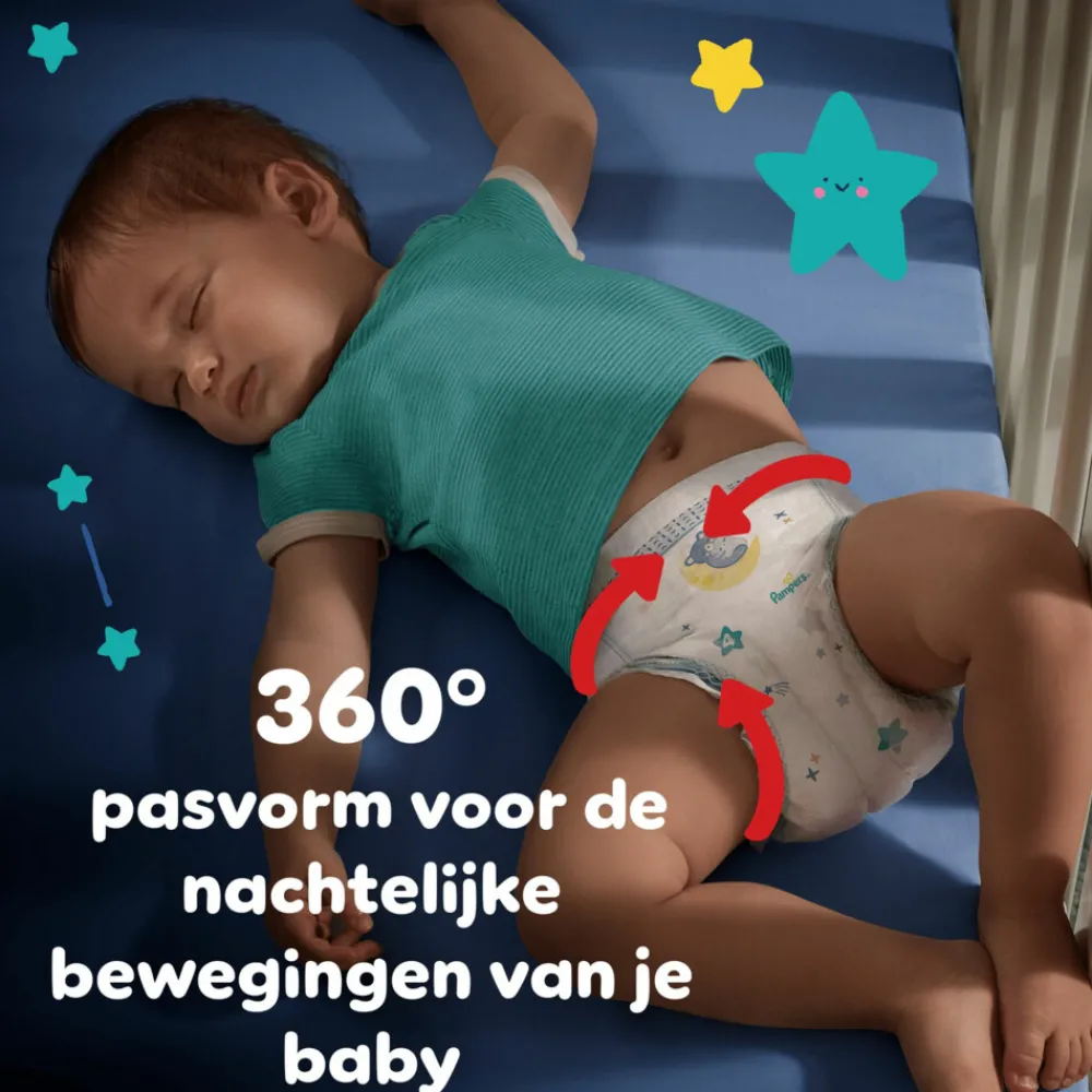Luiers<Pampers Baby Dry Night Pants Luierbroekjes Maat 5 (11kg-17kg) 160 stuks
