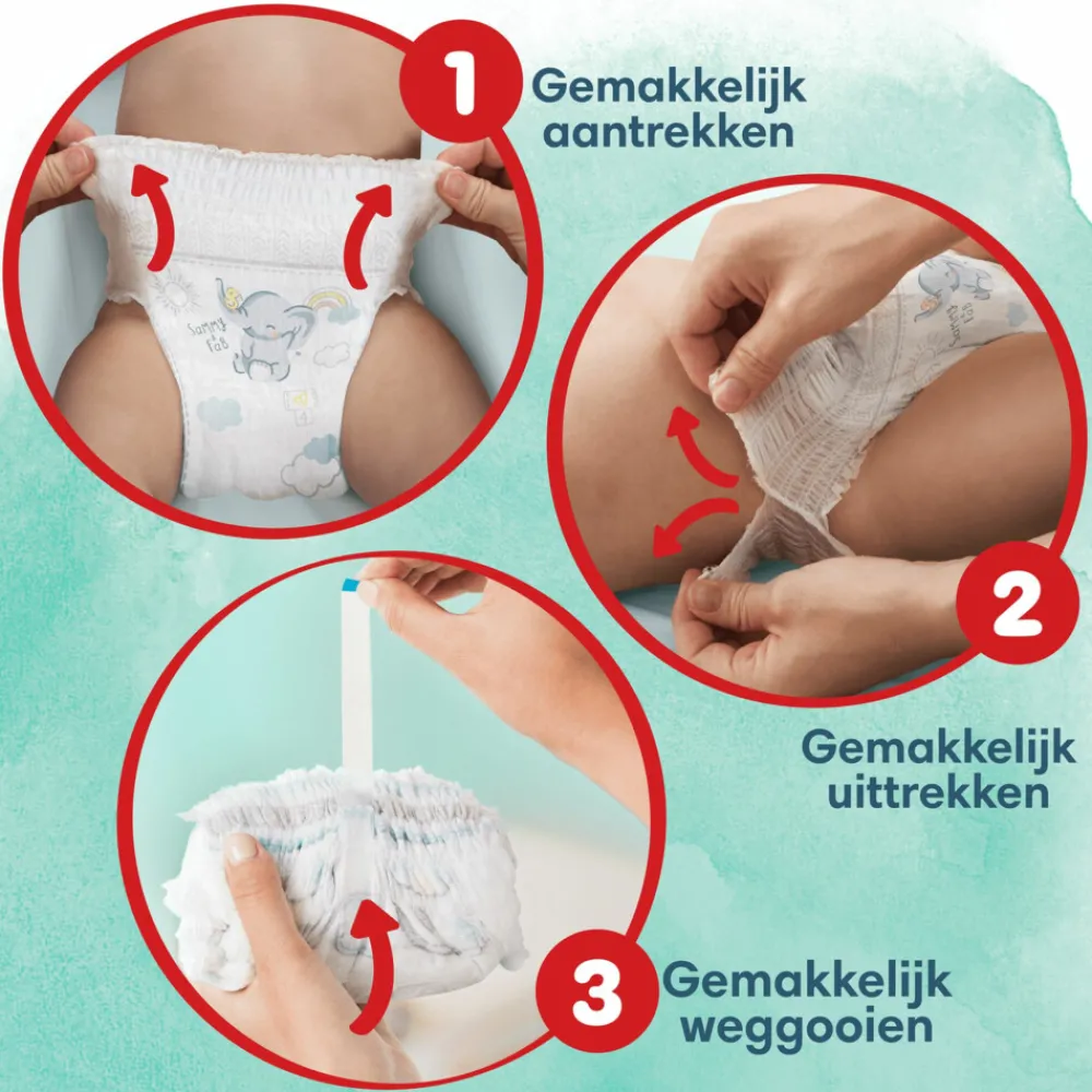 Hot Harmonie Luierbroekjes Maat 5 (12-17 kg) 144 stuks Luiers