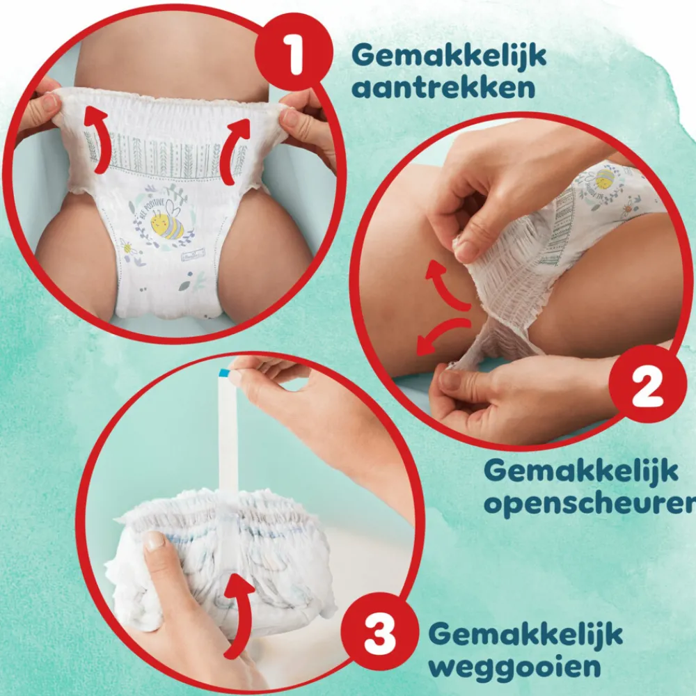 Harmonie Luierbroekjes Maat 4 (9-15 kg) 168 stuks^Pampers New