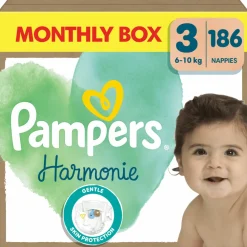 Harmonie Luiers Maat 3 (6 -10 kg) 186 stuks Luiers