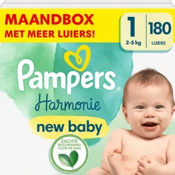 New Harmonie Luiers Maat 1 en Harmonie Aqua Billendoekjes 720 stuks Pakket Babydoekjes|Luiers