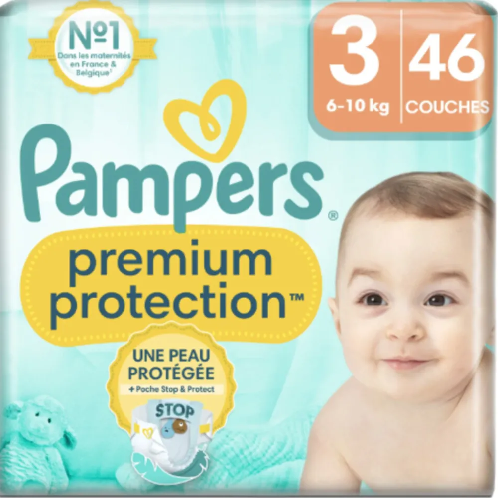 Premium Protection Luiers Maat 3 (6-10 kg) 46 stuks^Pampers Discount