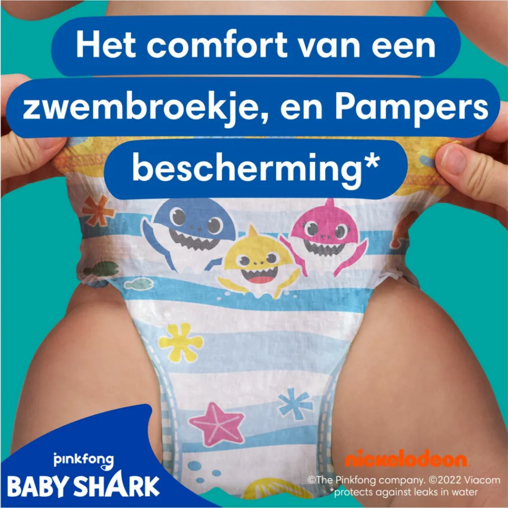 Splashers Zwemluiers Maat 3-4 (6-11 kg) 12 stuks^Pampers