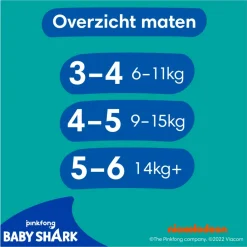 Splashers Zwemluiers Maat 3-4 (6-11 kg) 12 stuks^Pampers