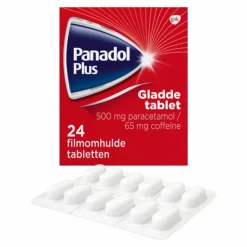 Plus Gladde Tablet 500 mg 24 tabletten^Panadol Hot