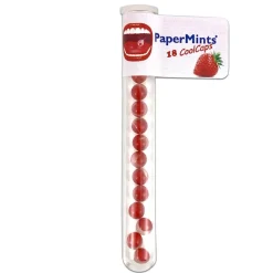 Specialistische Mondverzorging<PaperMints CoolCaps Aardbei 18 stuks