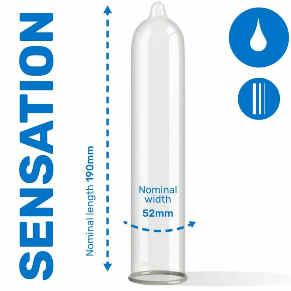 Intieme Hulpmiddelen<Pasante Condooms Sensitive 144 stuks