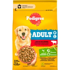 Adult Hondenbrokken Rund en Groenten 2,6 kg^Pedigree Discount