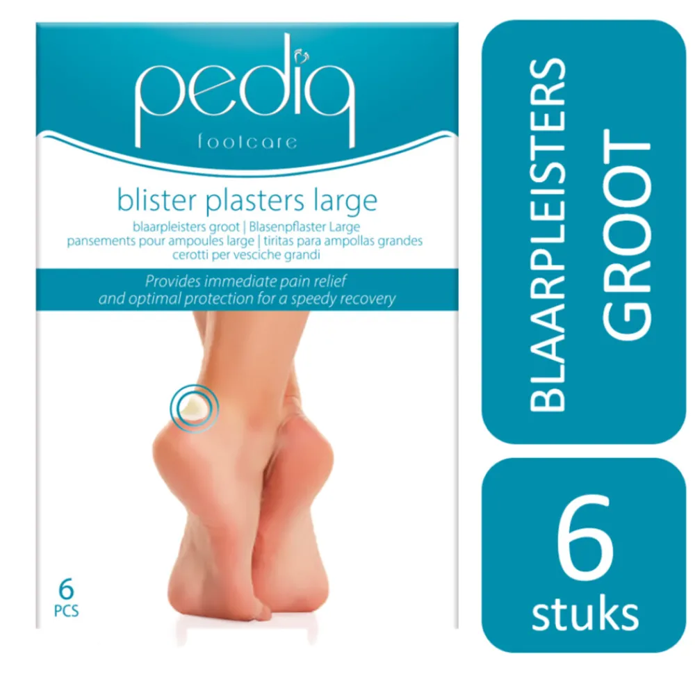 Blaarpleisters Groot 6 stuks^Pediq Outlet