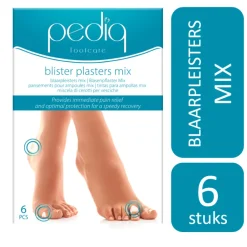 Pleisters<Pediq Blaarpleisters Mix 6 stuks