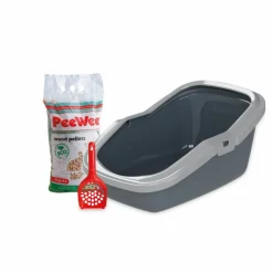 New Startpakket EcoMinor Antraciet - Grijs 56 x 39 x 27,5 cm Kattenbakken & Toebehoren