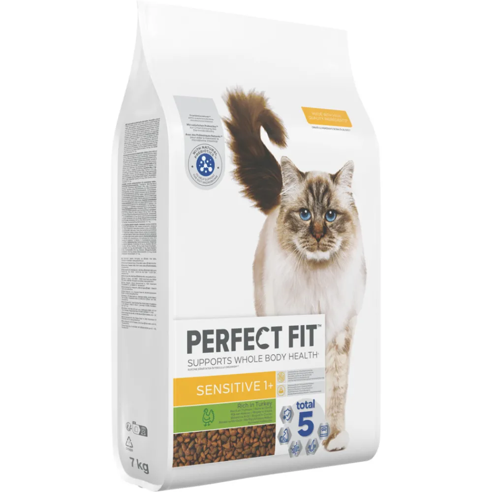 Kattenvoer<Perfect Fit Adult Sensitive Kattenvoer Kalkoen 7 kg