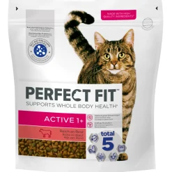 Kattenvoer<Perfect Fit Droogvoer Adult Active Rund 1,4 kg