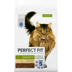 Kattenvoer<Perfect Fit Droogvoer Senior Indoor Kip 7 kg