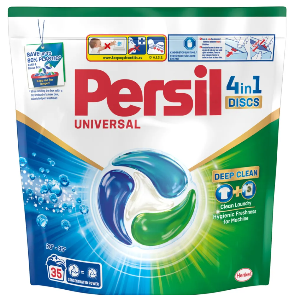 Wasmiddelcapsules Discs Universal 35 stuks^Persil Discount