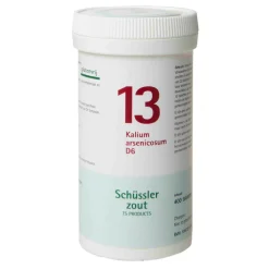 Homeopathische Geneesmiddelen Enkelvoudig<Pfluger Schussler Zout nr 13 Kalium Arsenicosum D6 400 tabletten
